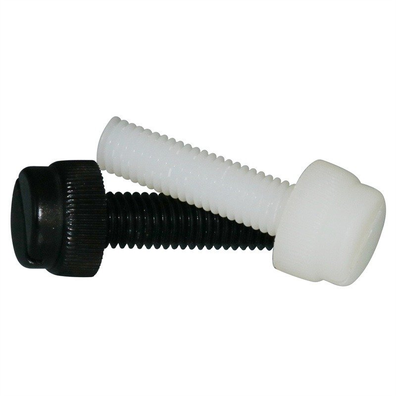 Pa66 Slotted Knurled Screw 2