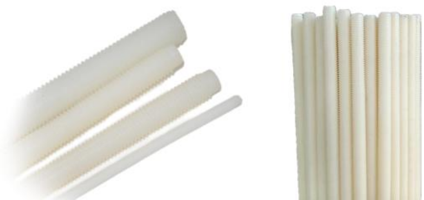 Pa66+gfnylon Fiberglass Thread Rod