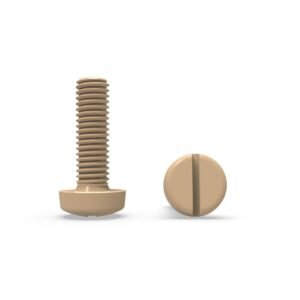 PEEK Slotted Pan Screw