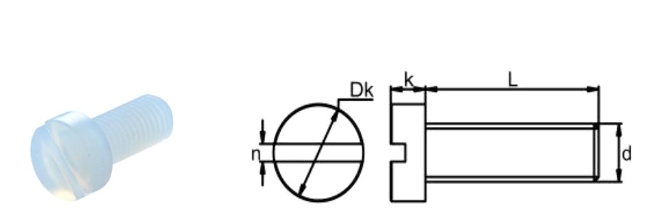 Pfa Slotted Cheese Head Screw 2