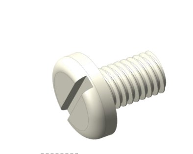 Pfa Slotted Pan Head Screw 3
