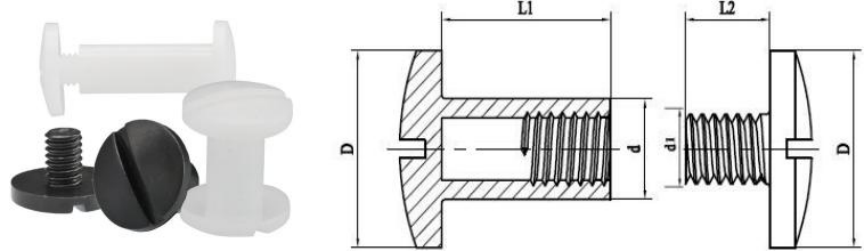 Pom Double Twist Stationery Buckle 1