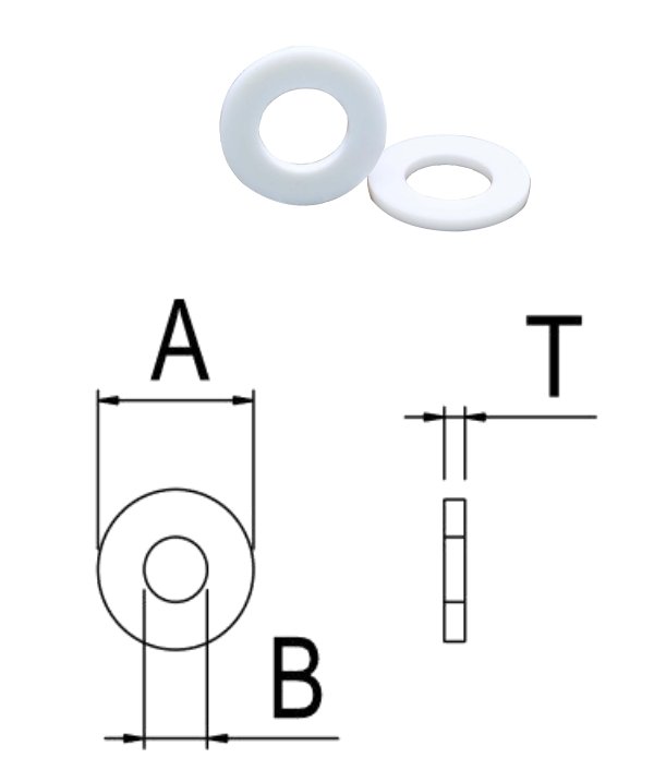 Ptfe Flat Washer 5