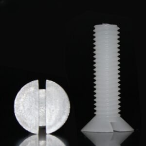 Pvdf Slotted Counter Sunk Head Screw 2