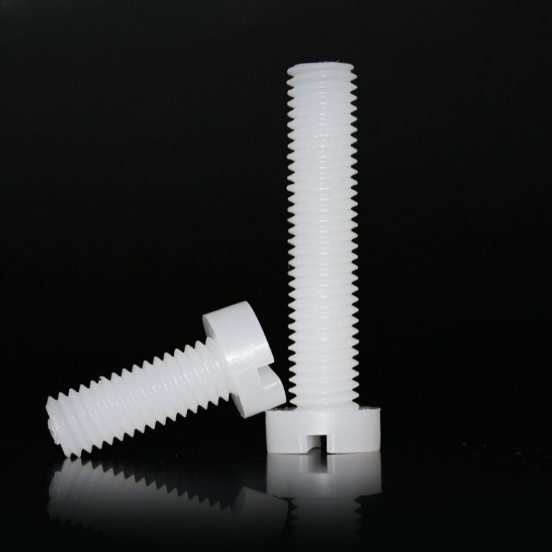 Pvdf Slotted Knurled Screw 3