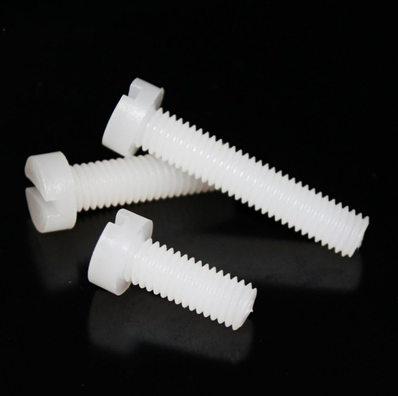 Pvdf Slotted Knurled Screw 4