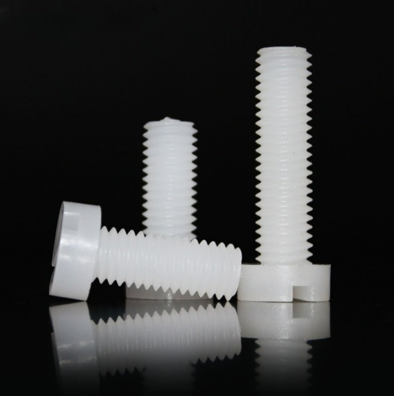 Pvdf Slotted Knurled Screw 5