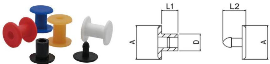 Push Type Stationery Buckle 1