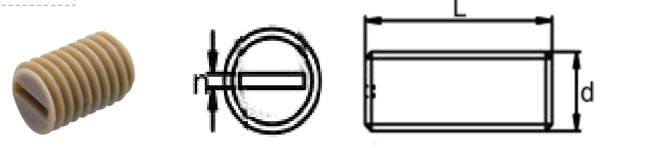 Slotted Flat End Set Screw 3