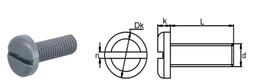 Slotted Pan Head Screw 3